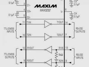 国产 max3232 是一款具有串行接口的 MAXIM 公司的低功耗、双全工 RS-232 收发器