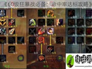 《60级狂暴战必备：命中率达标攻略》