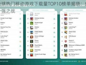 五月全球热门移动游戏下载量TOP10榜单揭晓：角逐巅峰的十强之战