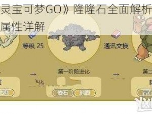 关于《精灵宝可梦GO》隆隆石全面解析：深入探索其资质属性详解