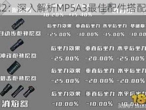 生死2：深入解析MP5A3最佳配件搭配攻略