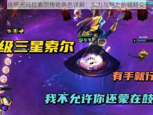 《白夜极光玛拉索尔传奇角色详解：实力与魅力的独特交汇点》