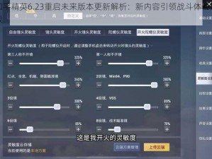 和平精英6.23重启未来版本更新解析：新内容引领战斗体验升级