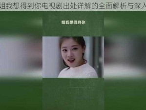 关于姐我想得到你电视剧出处详解的全面解析与深入探讨