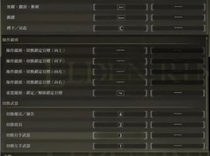 艾尔登法环键盘操作按键一览表