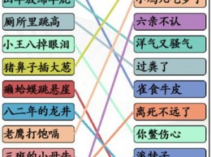 《汉字找茬王连连成语攻略：智慧挑战，妙语连珠》