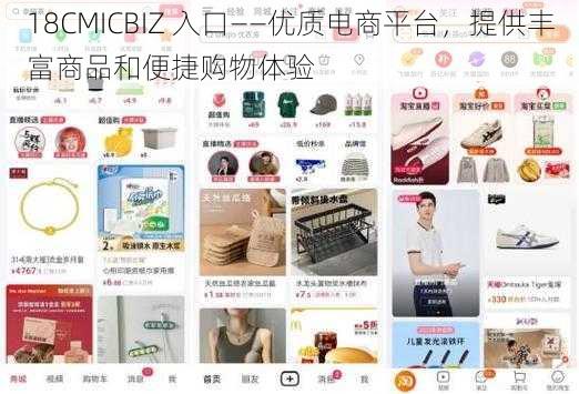 18CMICBIZ 入口——优质电商平台，提供丰富商品和便捷购物体验