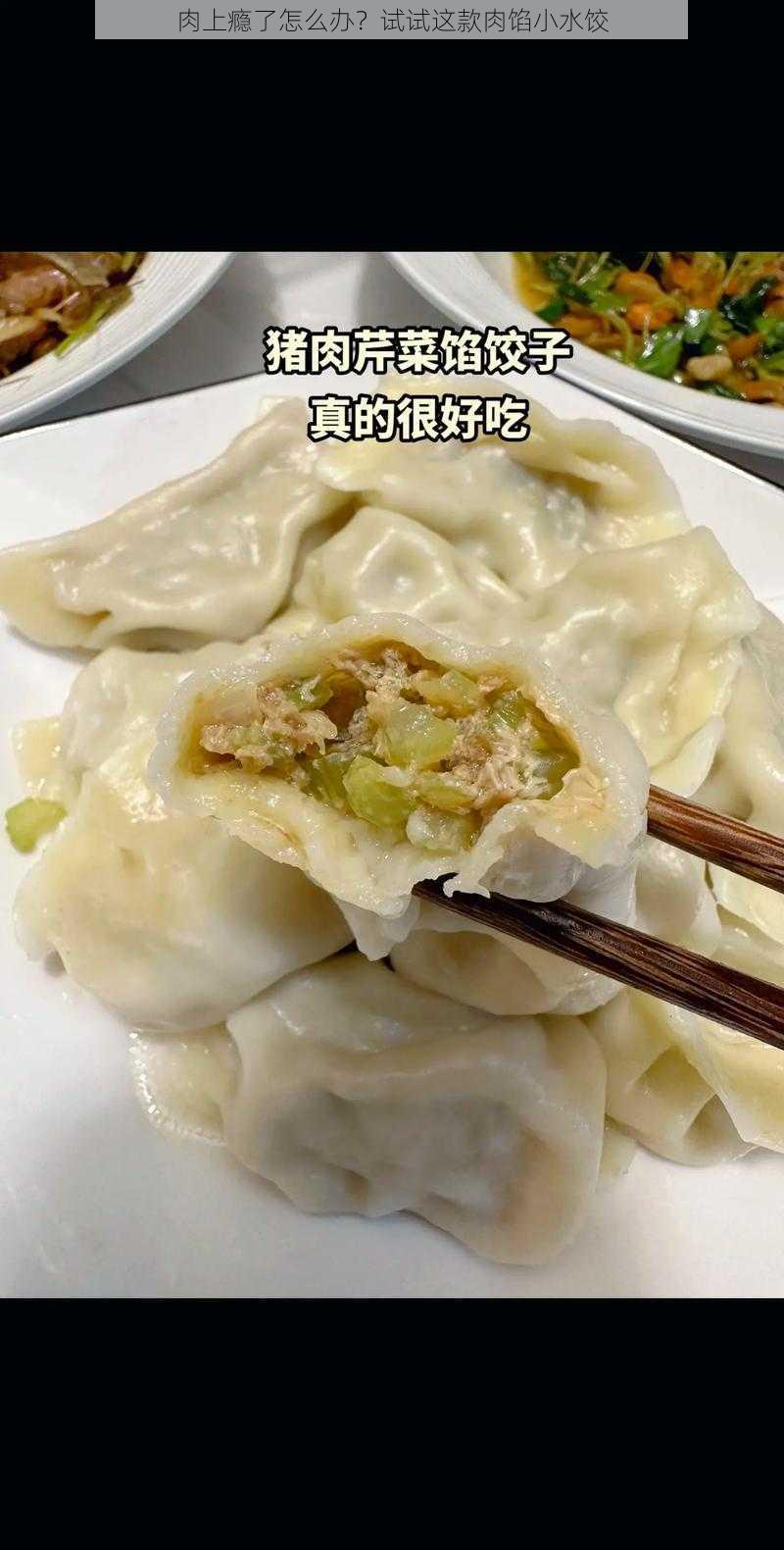 肉上瘾了怎么办？试试这款肉馅小水饺