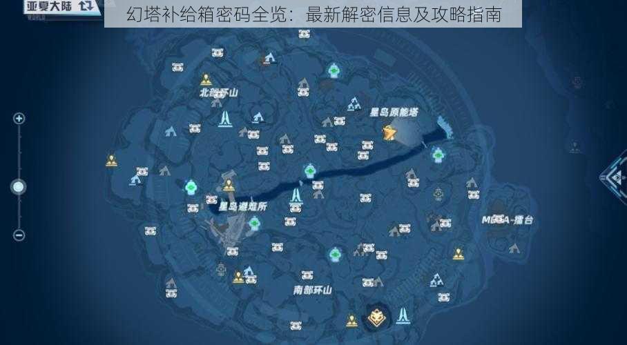 幻塔补给箱密码全览：最新解密信息及攻略指南