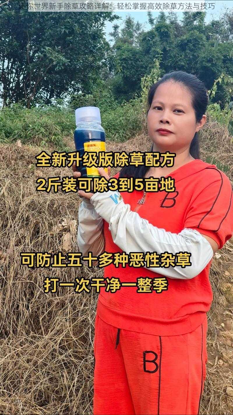 迷你世界新手除草攻略详解：轻松掌握高效除草方法与技巧