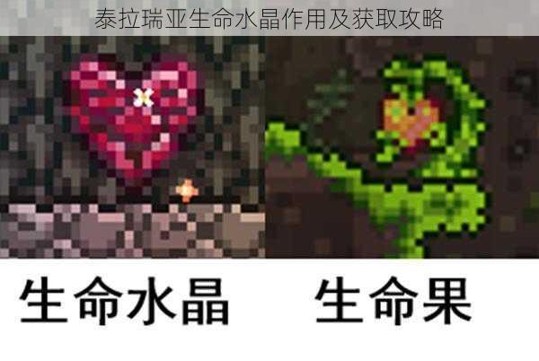 泰拉瑞亚生命水晶作用及获取攻略