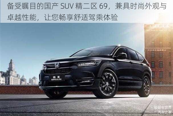 备受瞩目的国产 SUV 精二区 69，兼具时尚外观与卓越性能，让您畅享舒适驾乘体验