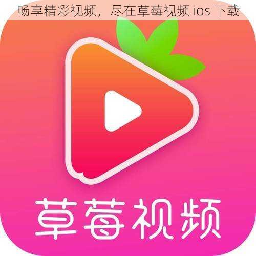 畅享精彩视频，尽在草莓视频 ios 下载