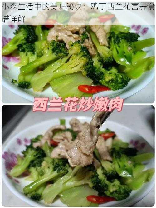 小森生活中的美味秘诀：鸡丁西兰花营养食谱详解