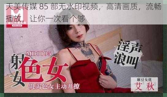 天美传媒 85 部无水印视频，高清画质，流畅播放，让你一次看个够