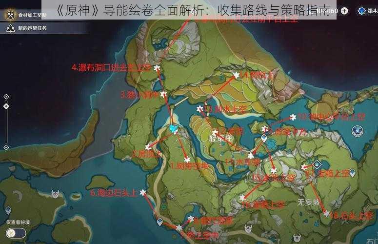 《原神》导能绘卷全面解析：收集路线与策略指南