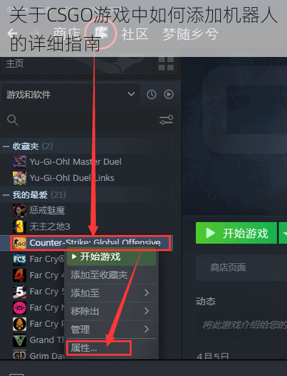 关于CSGO游戏中如何添加机器人的详细指南