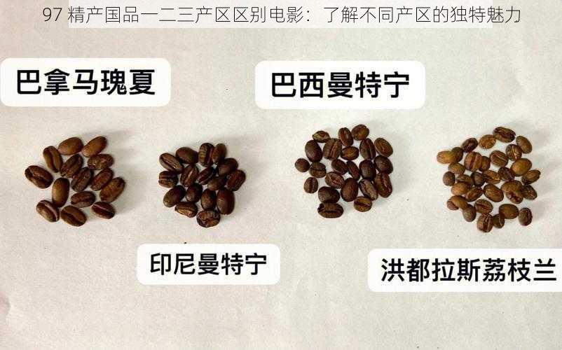 97 精产国品一二三产区区别电影：了解不同产区的独特魅力