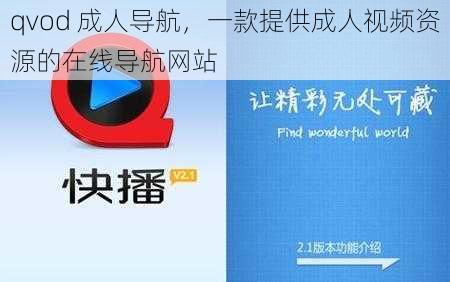 qvod 成人导航，一款提供成人视频资源的在线导航网站