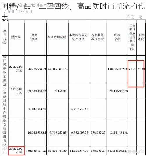 国精产品一二三四线，高品质时尚潮流的代表