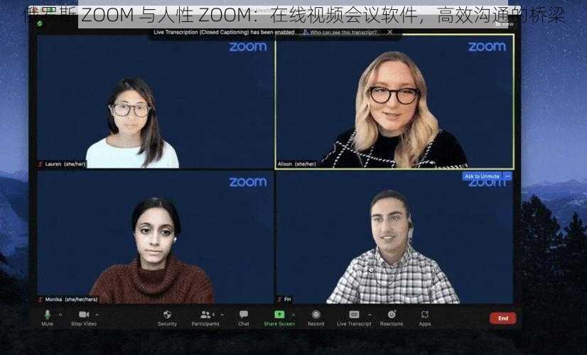 俄罗斯 ZOOM 与人性 ZOOM：在线视频会议软件，高效沟通的桥梁