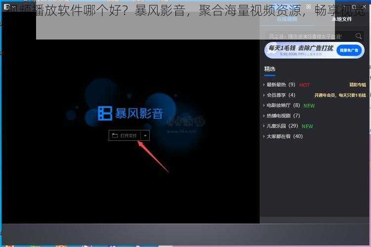 视频播放软件哪个好？暴风影音，聚合海量视频资源，畅享视觉盛宴