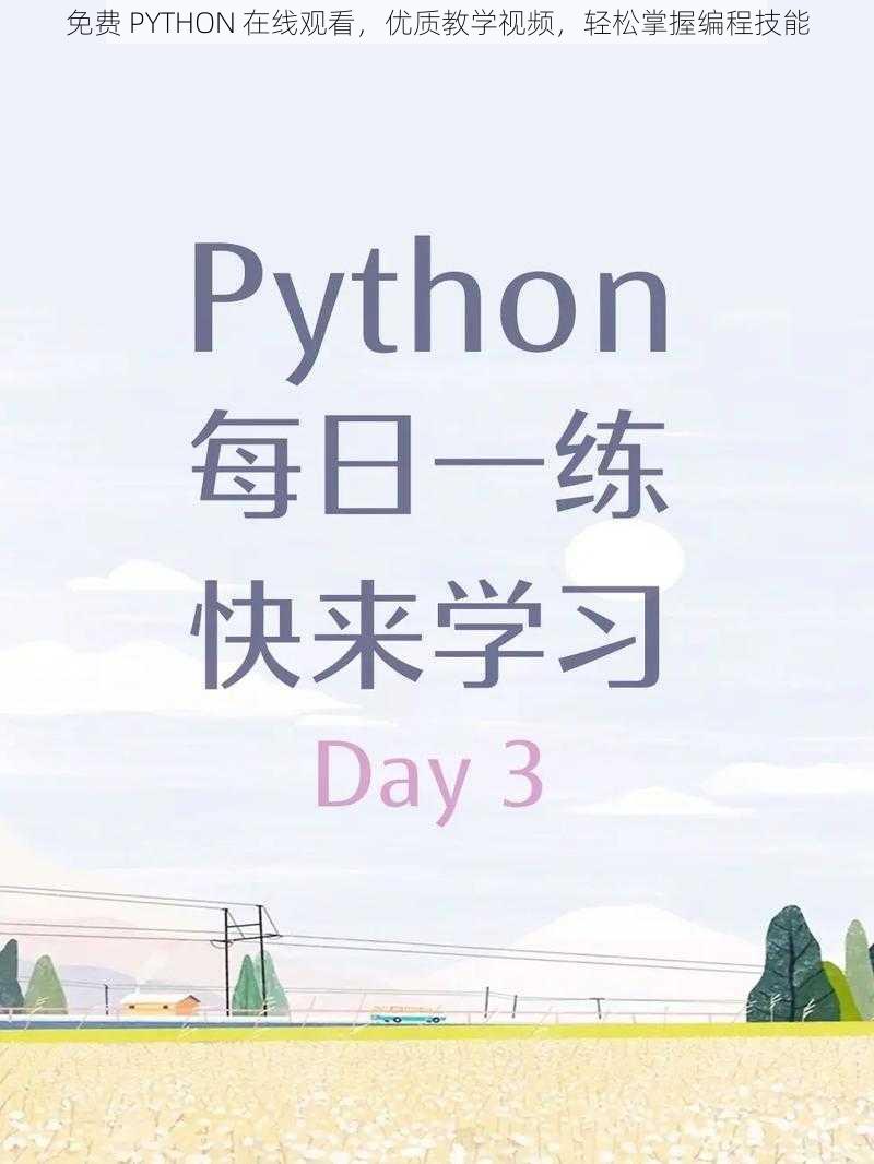 免费 PYTHON 在线观看，优质教学视频，轻松掌握编程技能