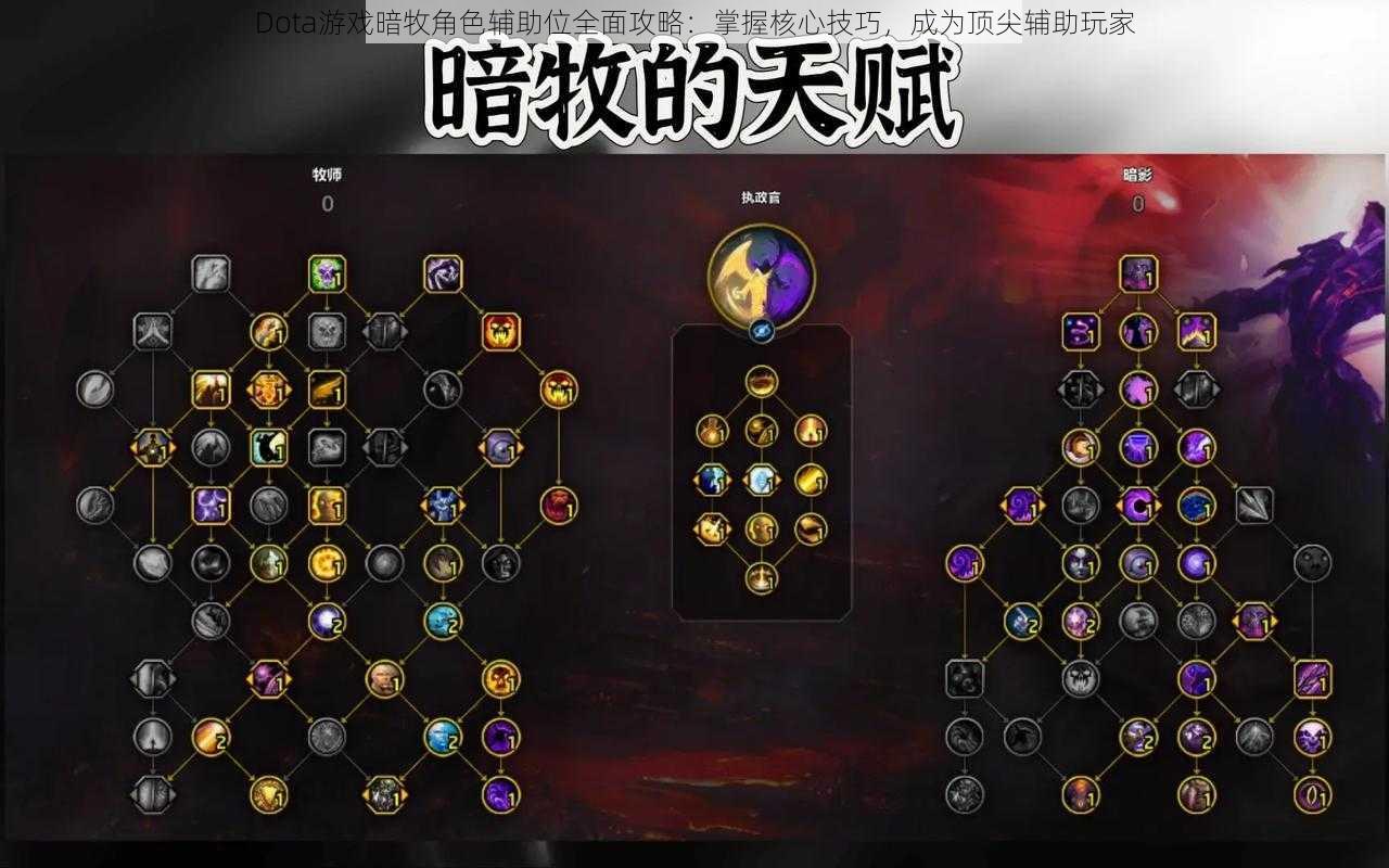 Dota游戏暗牧角色辅助位全面攻略：掌握核心技巧，成为顶尖辅助玩家