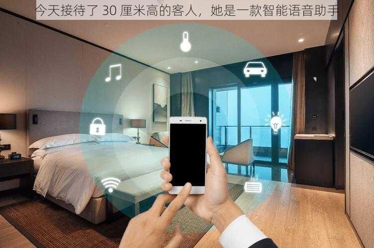 今天接待了 30 厘米高的客人，她是一款智能语音助手