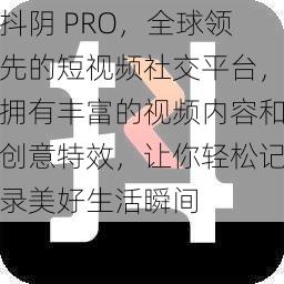 抖阴 PRO，全球领先的短视频社交平台，拥有丰富的视频内容和创意特效，让你轻松记录美好生活瞬间