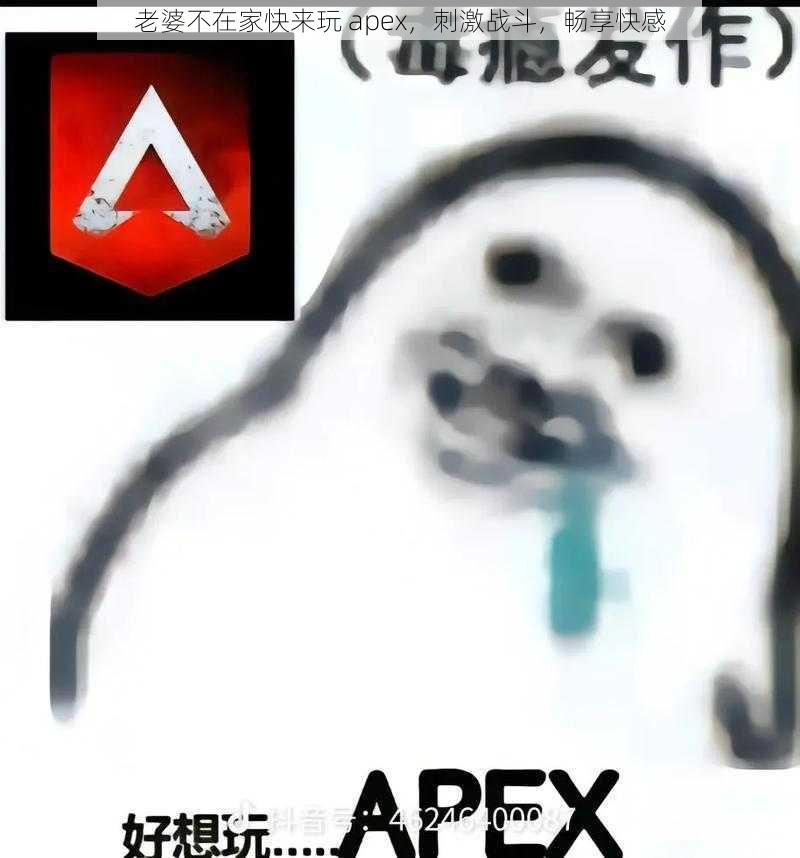 老婆不在家快来玩 apex，刺激战斗，畅享快感