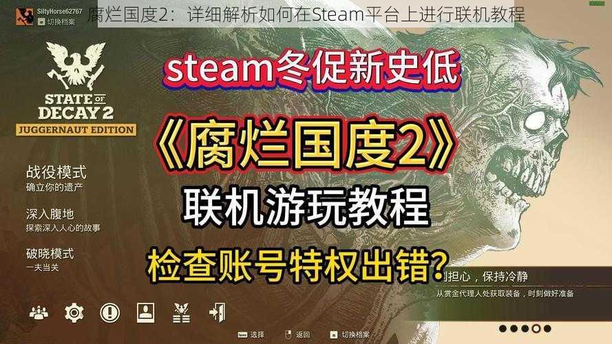 腐烂国度2：详细解析如何在Steam平台上进行联机教程