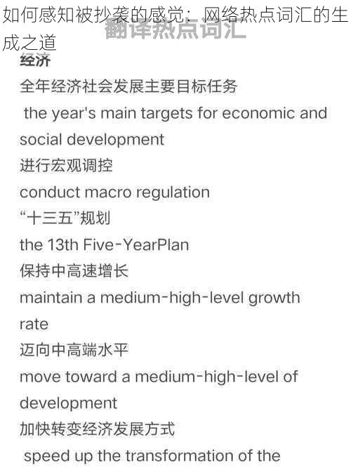 如何感知被抄袭的感觉：网络热点词汇的生成之道